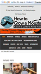 Mobile Screenshot of howtogrowamoustache.com