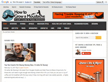 Tablet Screenshot of howtogrowamoustache.com